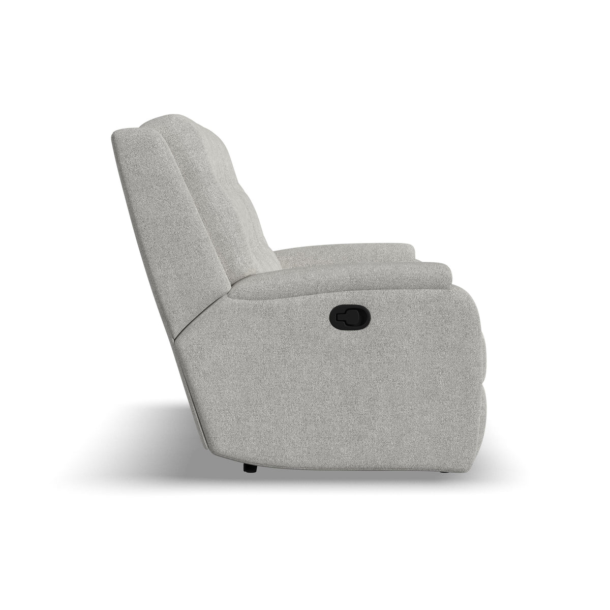 Arlo Transitional Fabric Reclining Loveseat With Console | Flexsteel