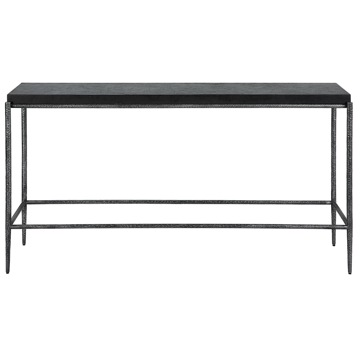 Crescendo Concrete Console Table - Black by Uttermost - View 1