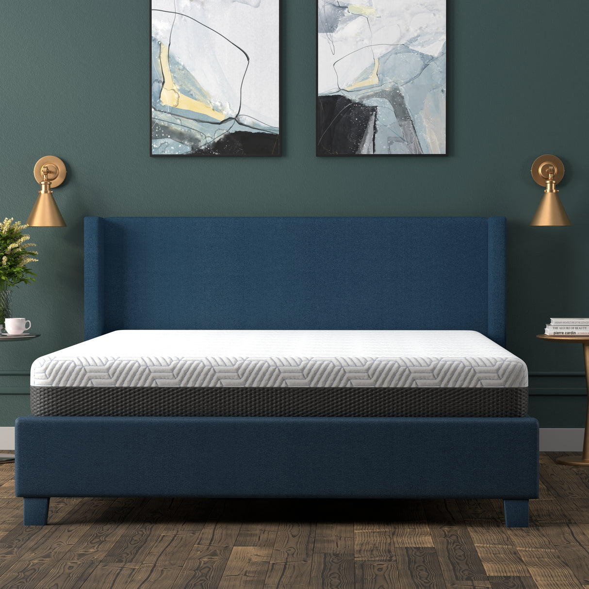 Omne Fria 8 Inch King Firm Mattress With Cooling Cover
