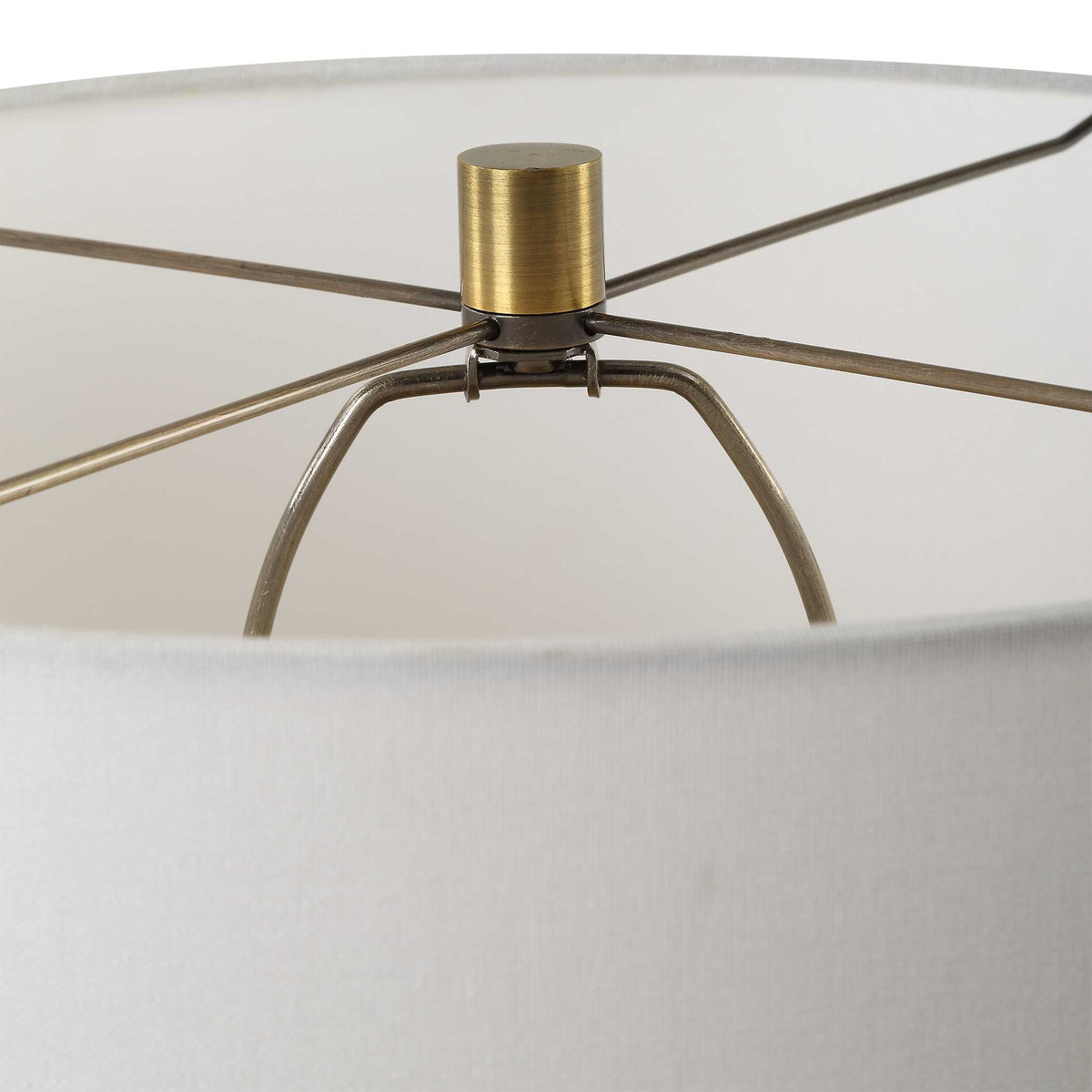 Rhine Brown Glass Table Lamp - Dark Brown by Uttermost - View 6