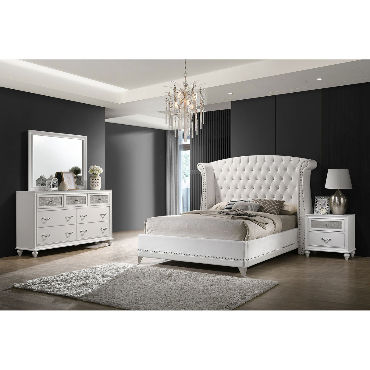 Randall White 4-piece Queen Bedroom Set