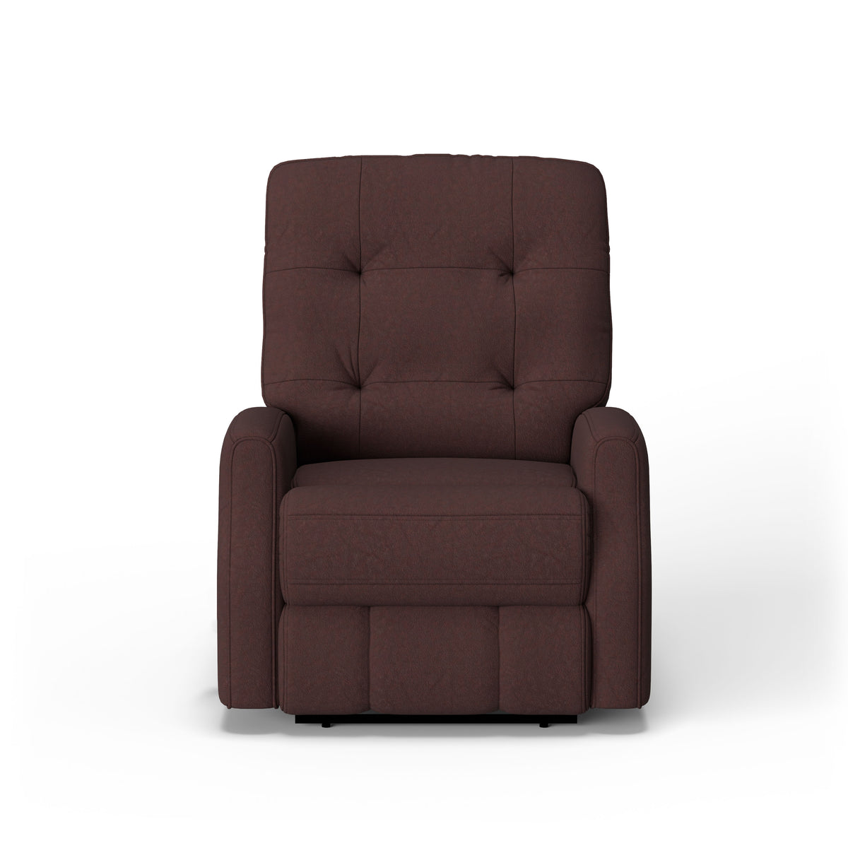 Devon Transitional Leather Power Recliner, Power Headrest | Flexsteel