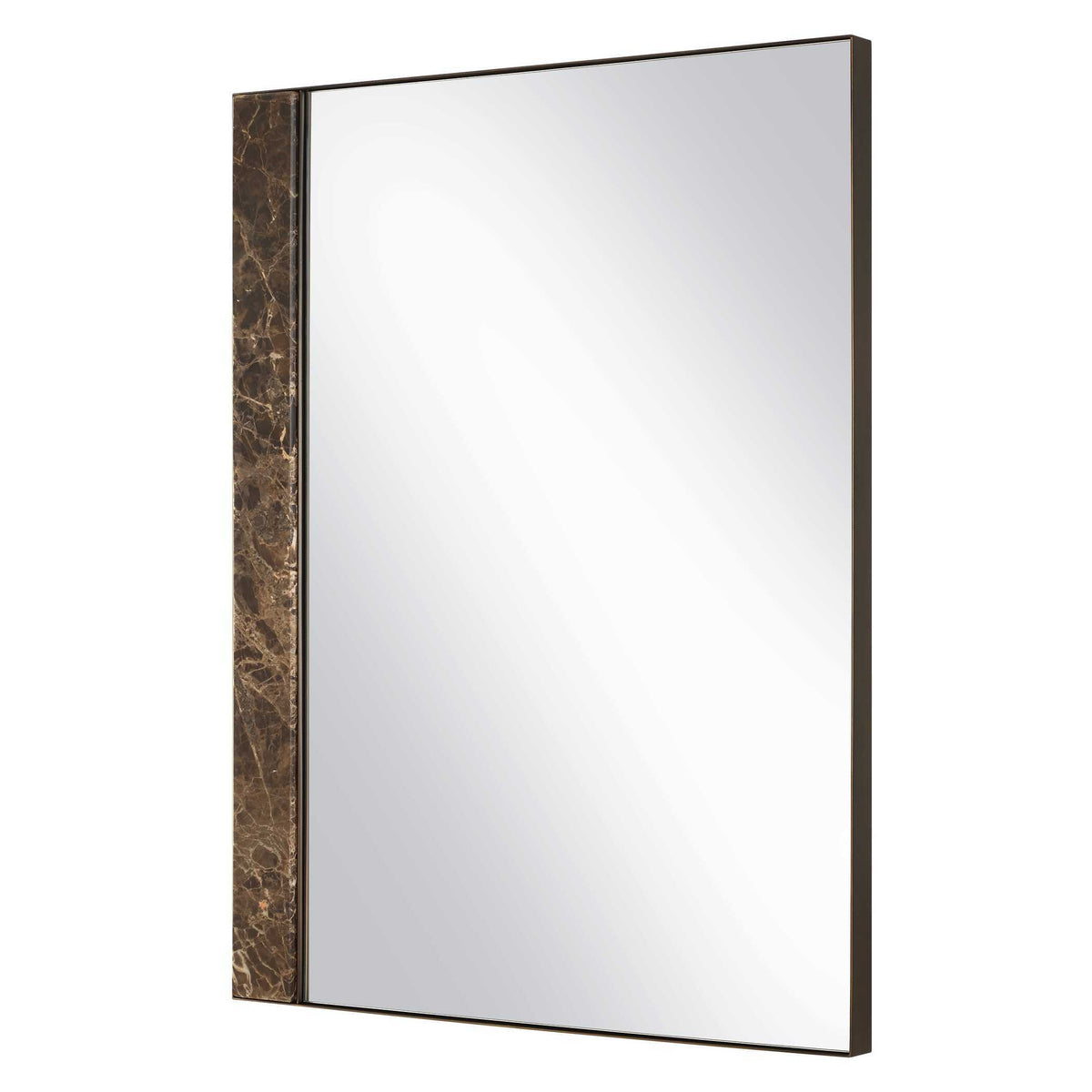 Hanover Marble Mirror Bronze / Brown / Gold - Dark Brown by Uttermost - View 4