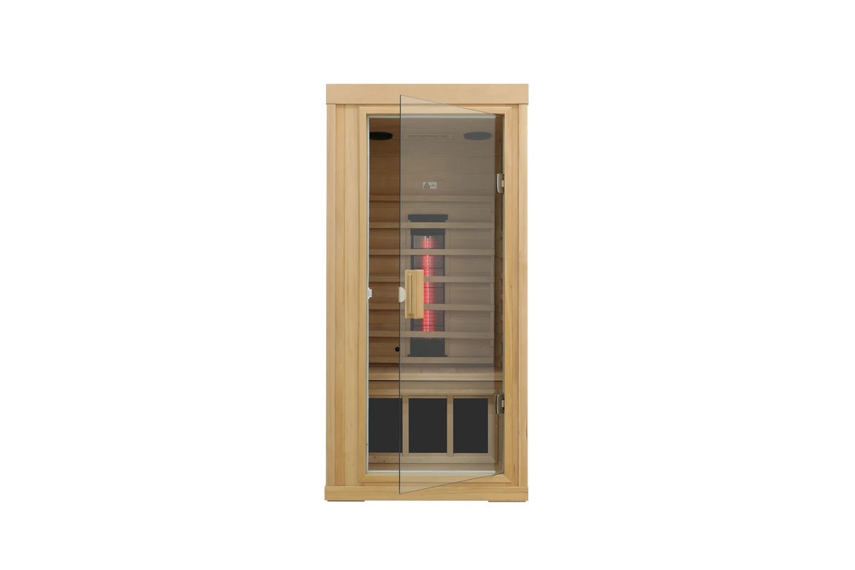Mini Hemlock Home Low EMF Far Infrared Sauna - sold by Home Elegance USA