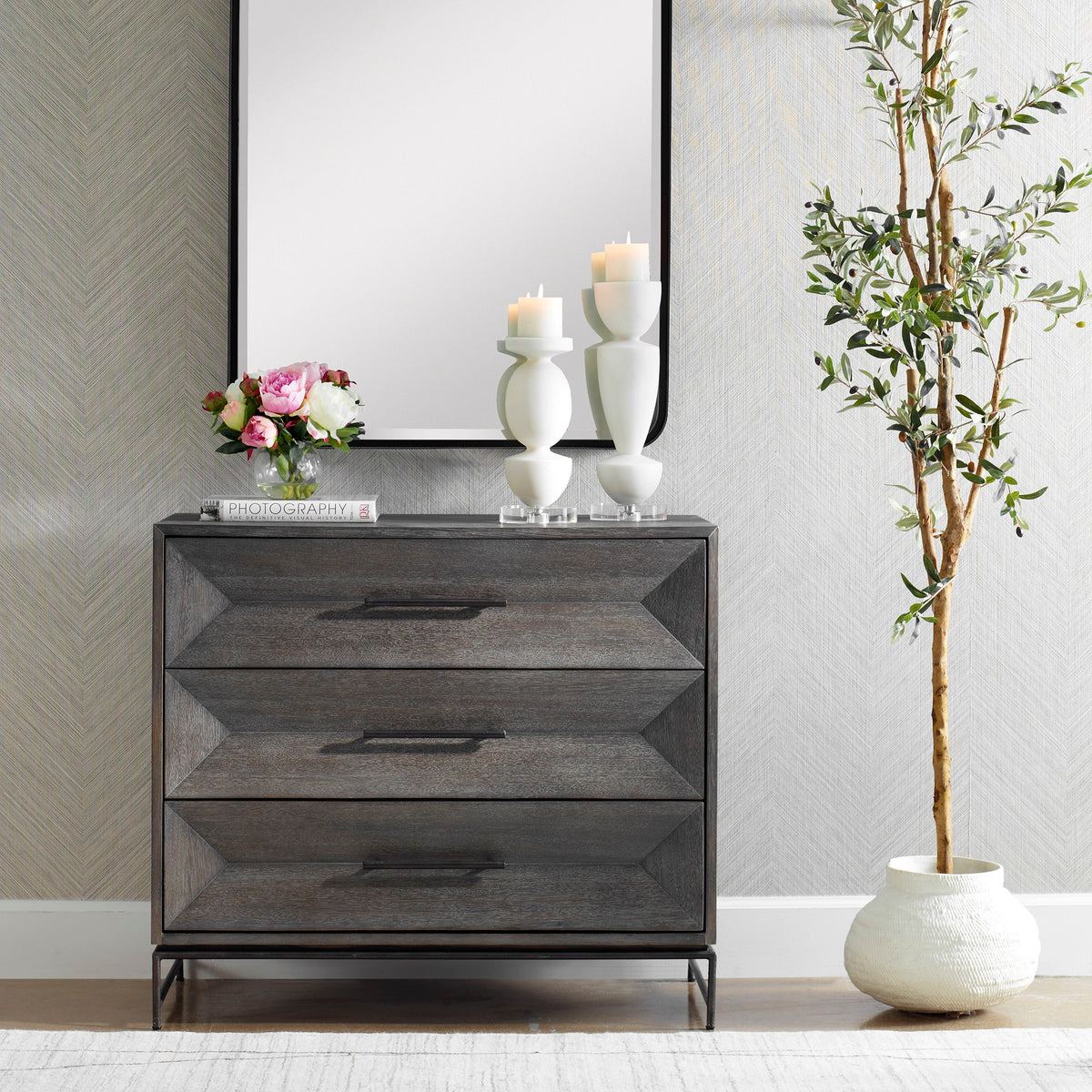 Knox Dark Walnut Accent Chest - Dark Brown by Uttermost - View 2