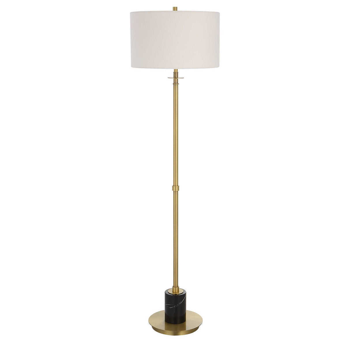 Guard Brass Floor Lamp - Yellow by Uttermost - View 4