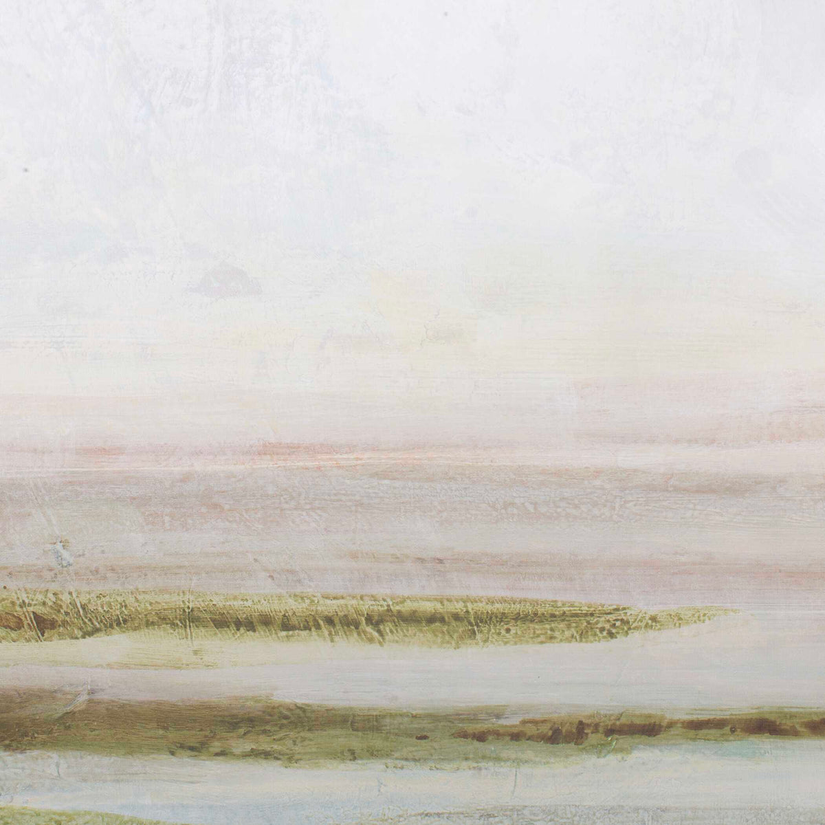Hazy Lake Framed Landscape Art - Green / Light Blue by Uttermost - View 4