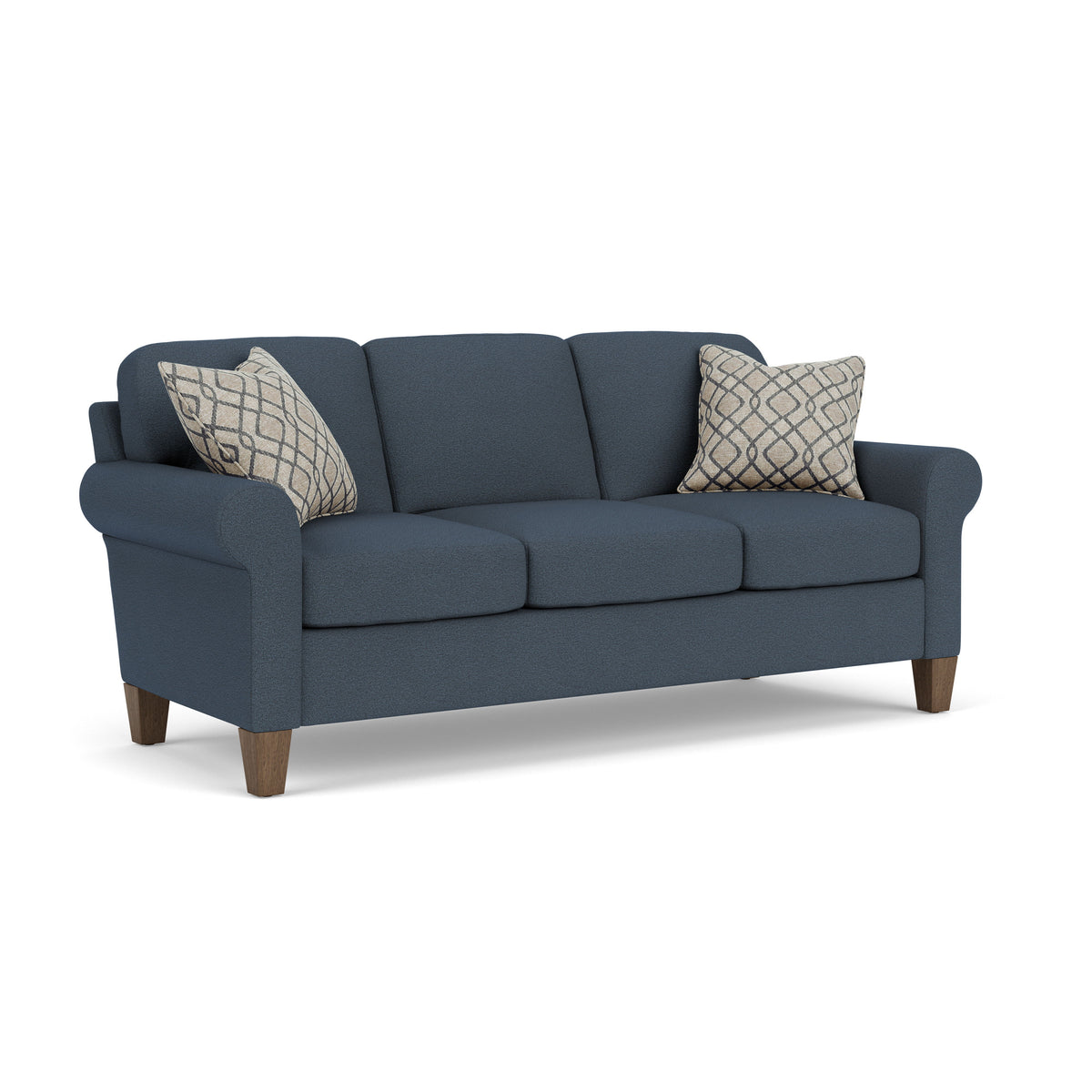 Moxy Fabric Sofa, Curved Sock Arms | Flexsteel