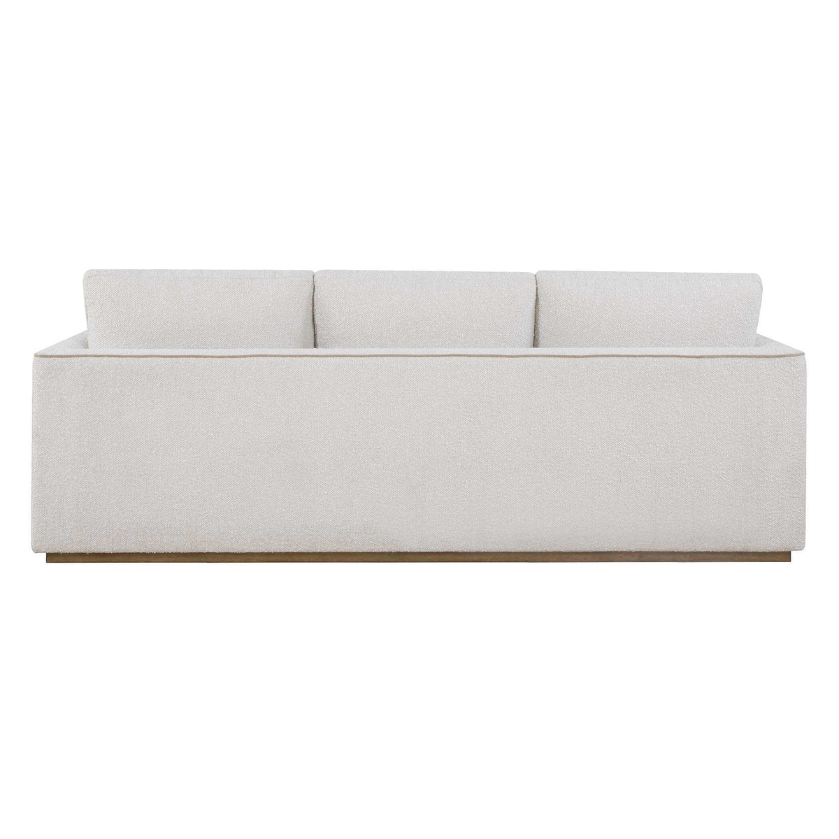 Lorien Boucle Sofa Cream - White by Uttermost - View 7