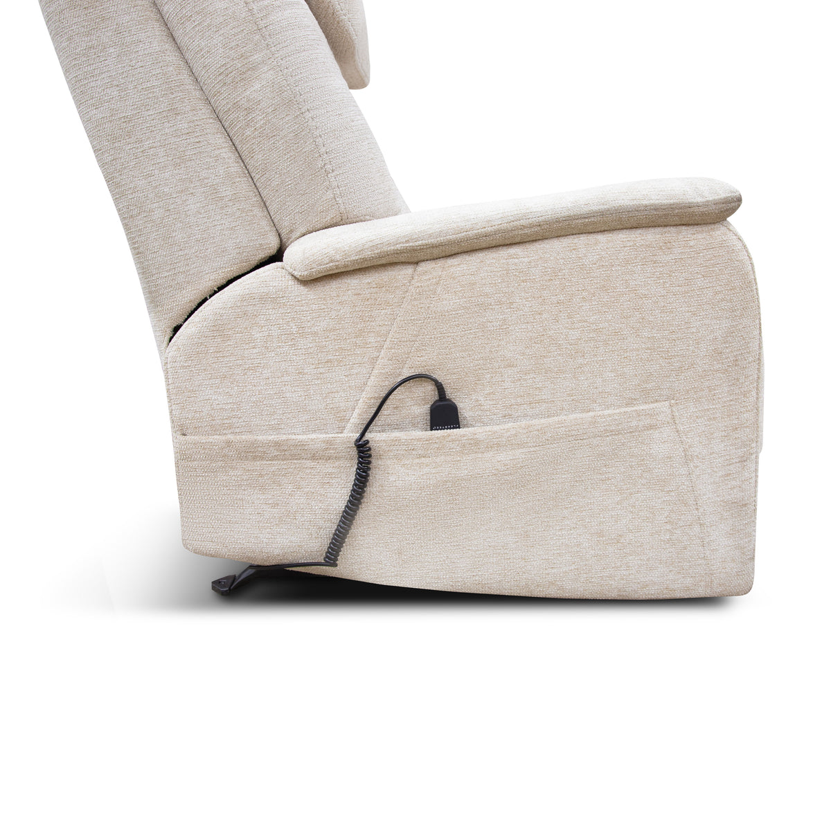 Zecliner Model 3+ Petite Power Sleep Chair With Power Headrest, Lumbar, Heat & Massage - Ceramic | Flexsteel