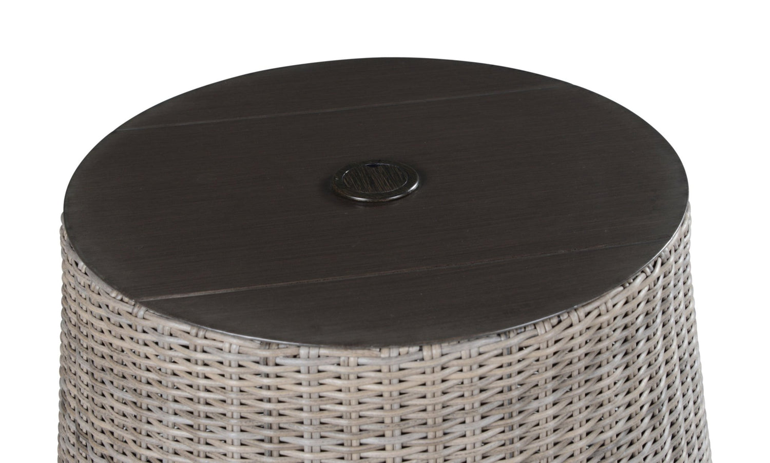 Cozy Outdoor Set - Swivel Woven Chairs, Side Table - All - Weather Resin Wicker, Powder - Coated Aluminum, Fully Assembled | Home Elegance USA
