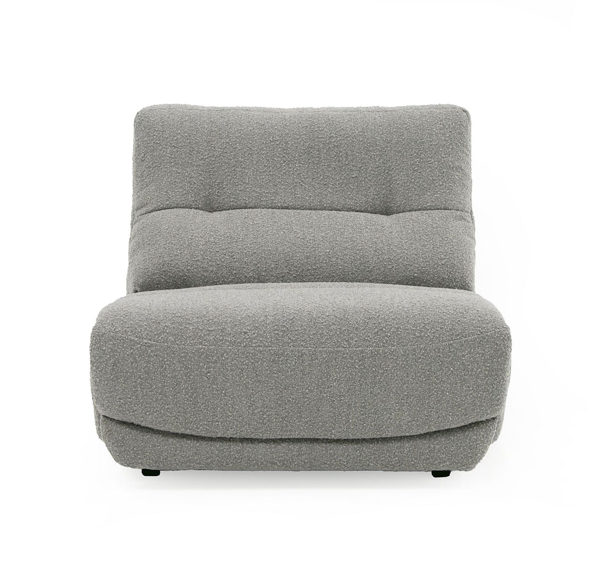 Divani Casa Basil - Modern Grey Fabric Large Electric Recliner Chair - Home Elegance USA