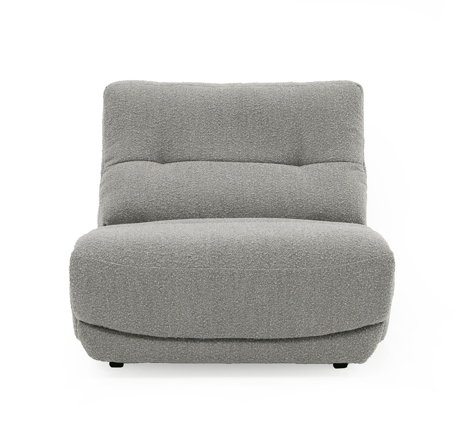 Divani Casa Basil - Modern Grey Fabric Large Electric Recliner Chair - Home Elegance USA