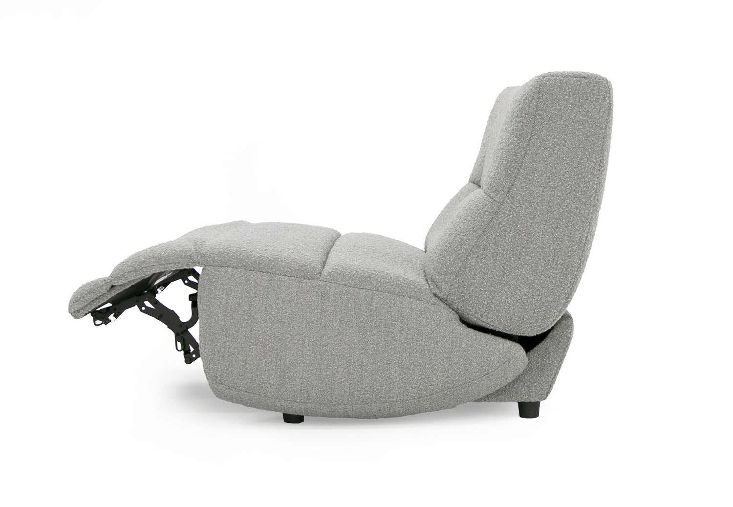 Divani Casa Basil - Modern Grey Fabric Large Electric Recliner Chair - Home Elegance USA