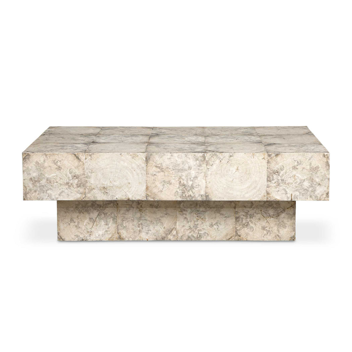 Kotoa Bleached Coffee Table White,Woodtone - Beige by Uttermost - View 1