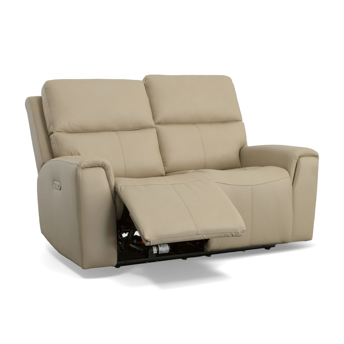 Jarvis Power Reclining Loveseat With Power Headrests - Parchment | Flexsteel