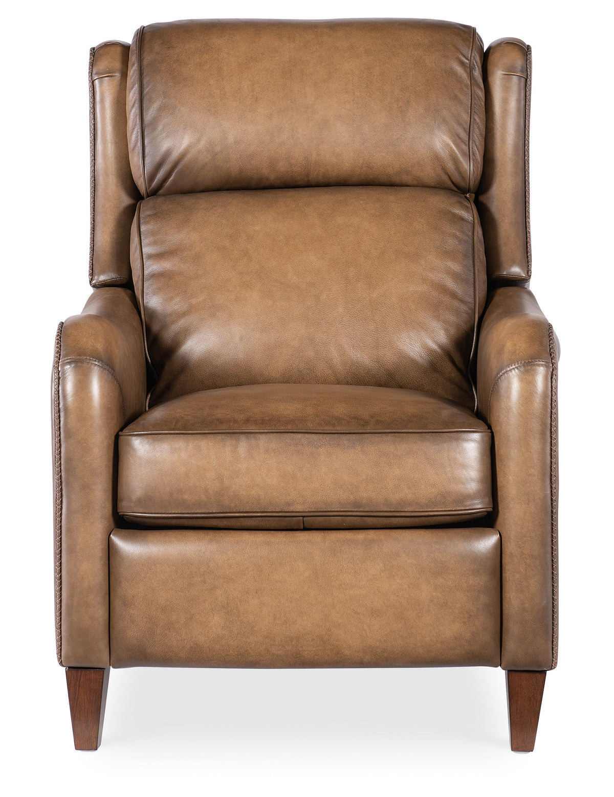 Carrington Power Recliner With Power Headrest - Light Brown by Hooker Furniture - View 8
