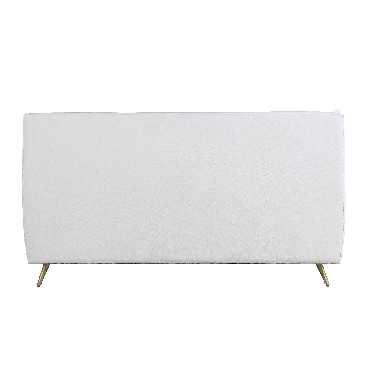 Acme - Doris EK Bed BD00564EK Vintage White Top Grain Leather