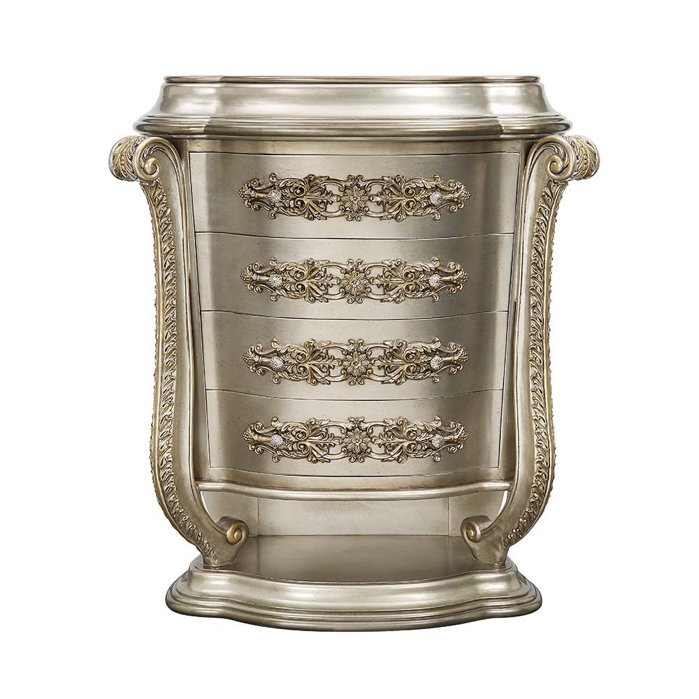 Danae Chest BD01238 Champagne & Gold Finish | Acme | Home Elegance USA