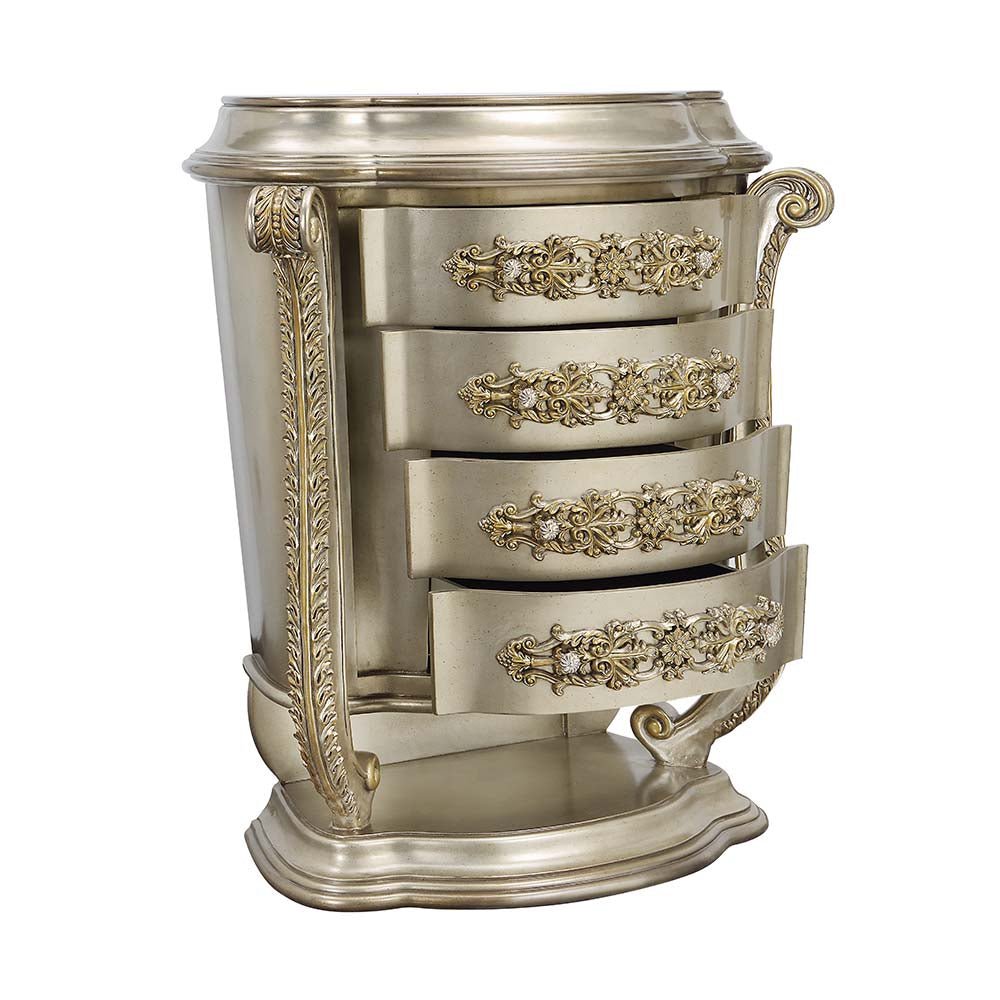 Danae Chest BD01238 Champagne & Gold Finish | Acme | Home Elegance USA