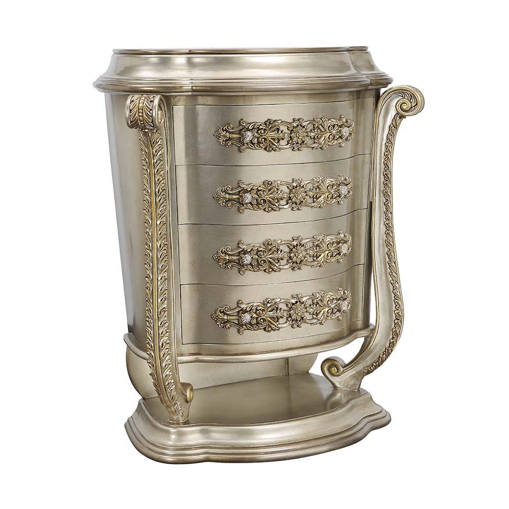 Danae Chest BD01238 Champagne & Gold Finish | Acme | Home Elegance USA