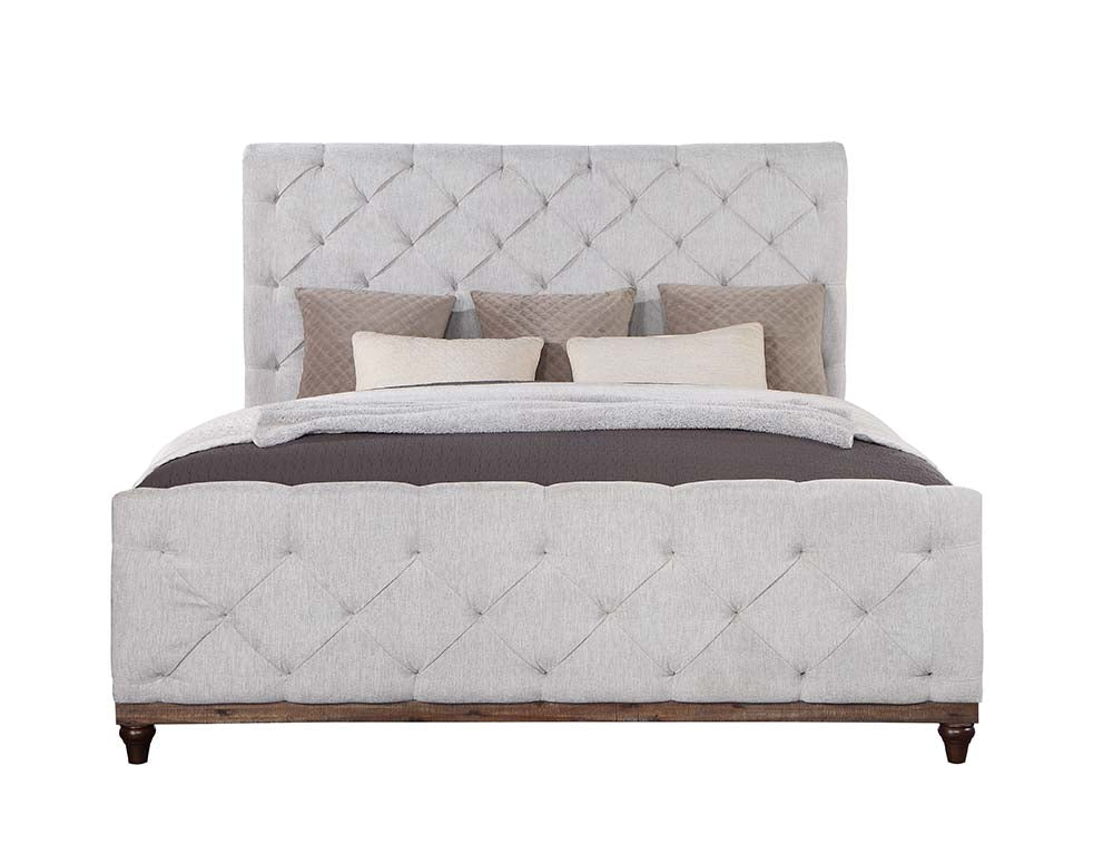 Andria Queen Bed BD01291Q Reclaimed Oak Finish | Acme | Home Elegance USA