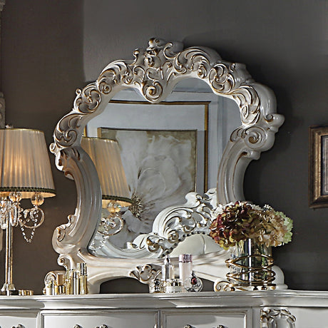 Acme - Vendome Mirror BD01341 Antique Pearl Finish