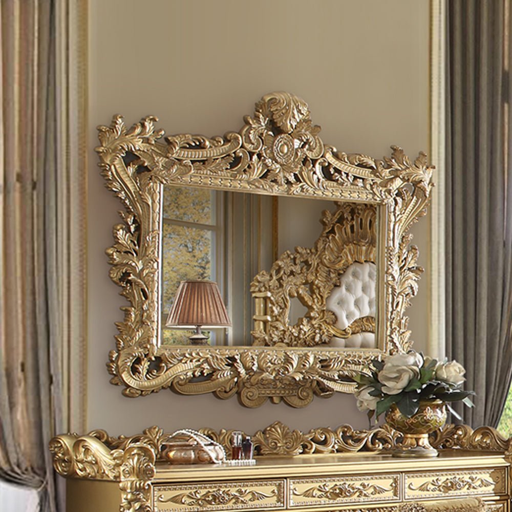 Bernadette Mirror BD01476 Gold Finish | Acme | Home Elegance USA