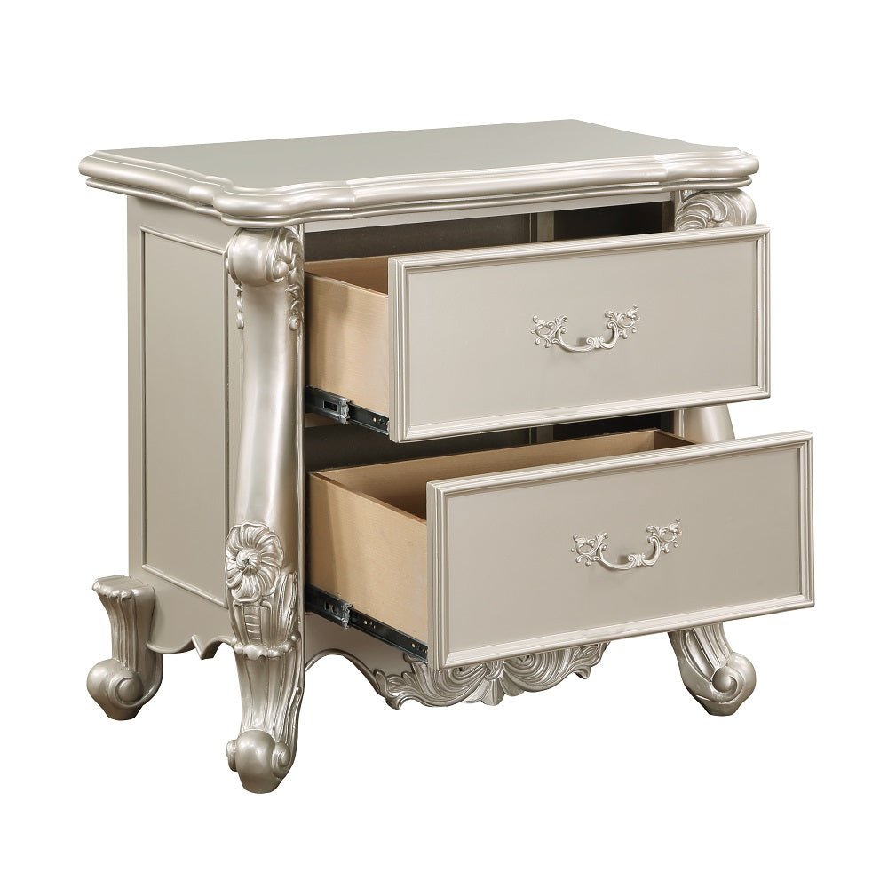 Bently Nightstand BD02290 Champagne Finish | Acme | Home Elegance USA