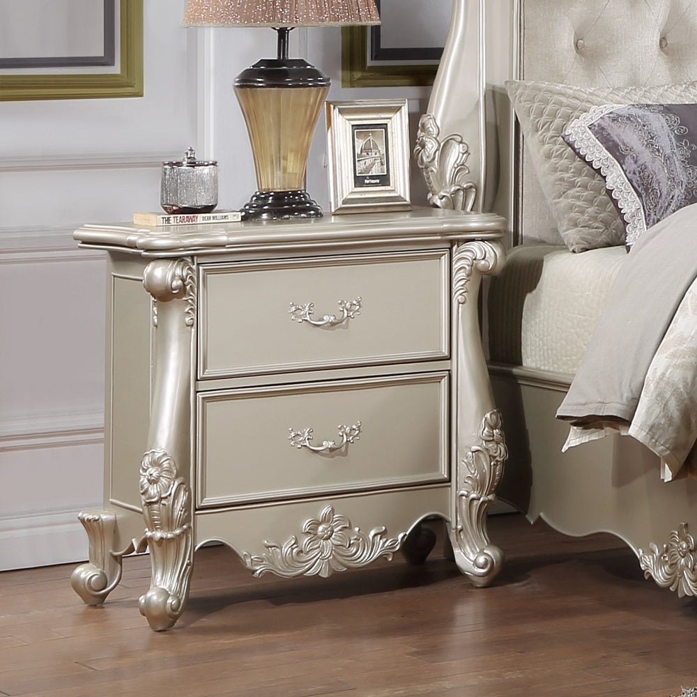 Bently Nightstand BD02290 Champagne Finish | Acme | Home Elegance USA