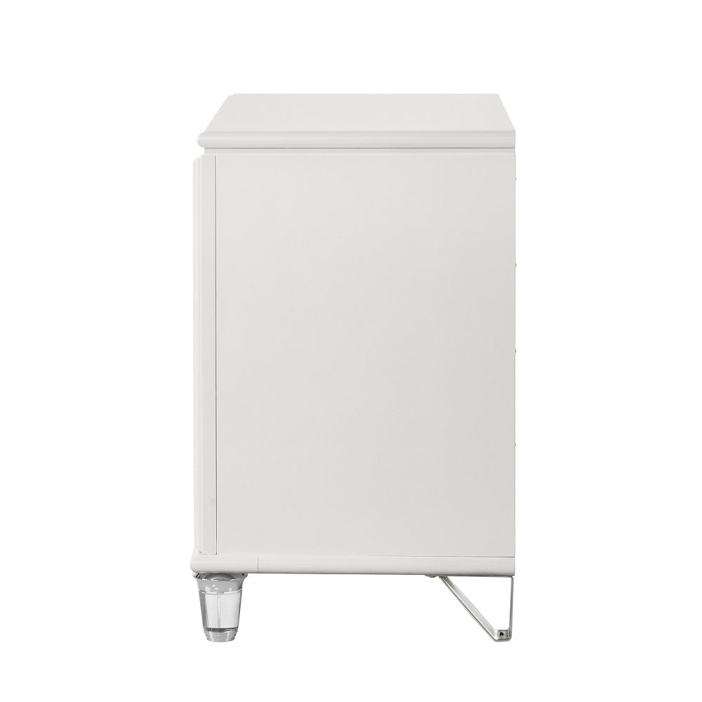 Acme - Tarian Nightstand BD02318 Pearl White Finish