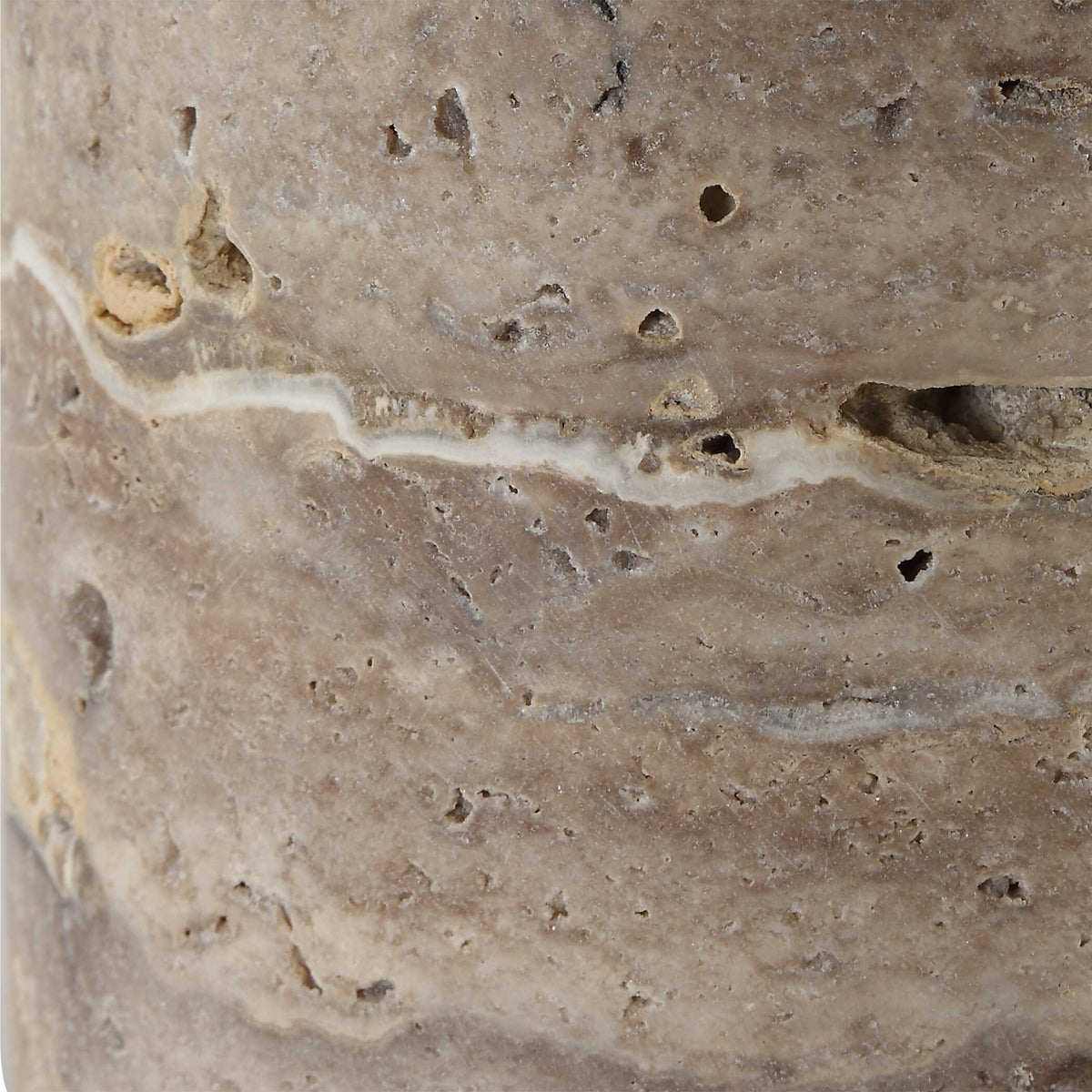 Cortado Travertine Table Lamp - Gray by Uttermost - View 7