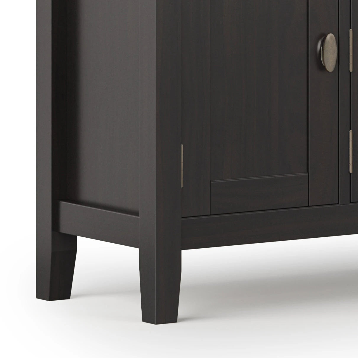 Redmond 72 inch Wide Solid Wood TV Stand in Hickory Brown For TVs up to 80 inches - sold by Home Elegance USA