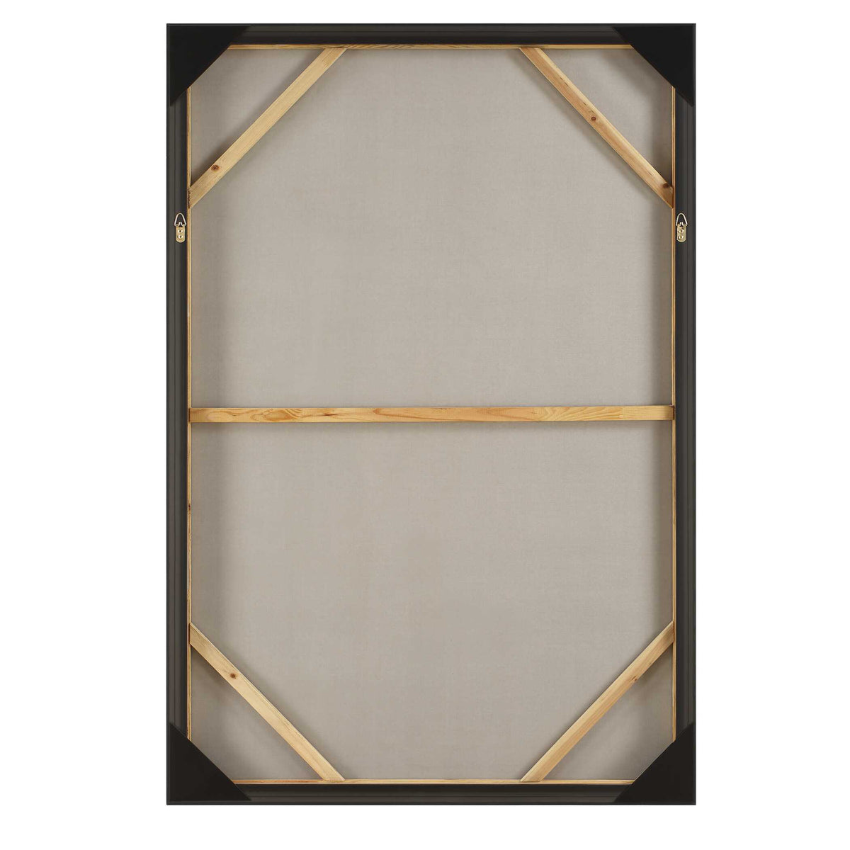 Hours In Silence Abstract Art - Gray / White by Uttermost - View 6