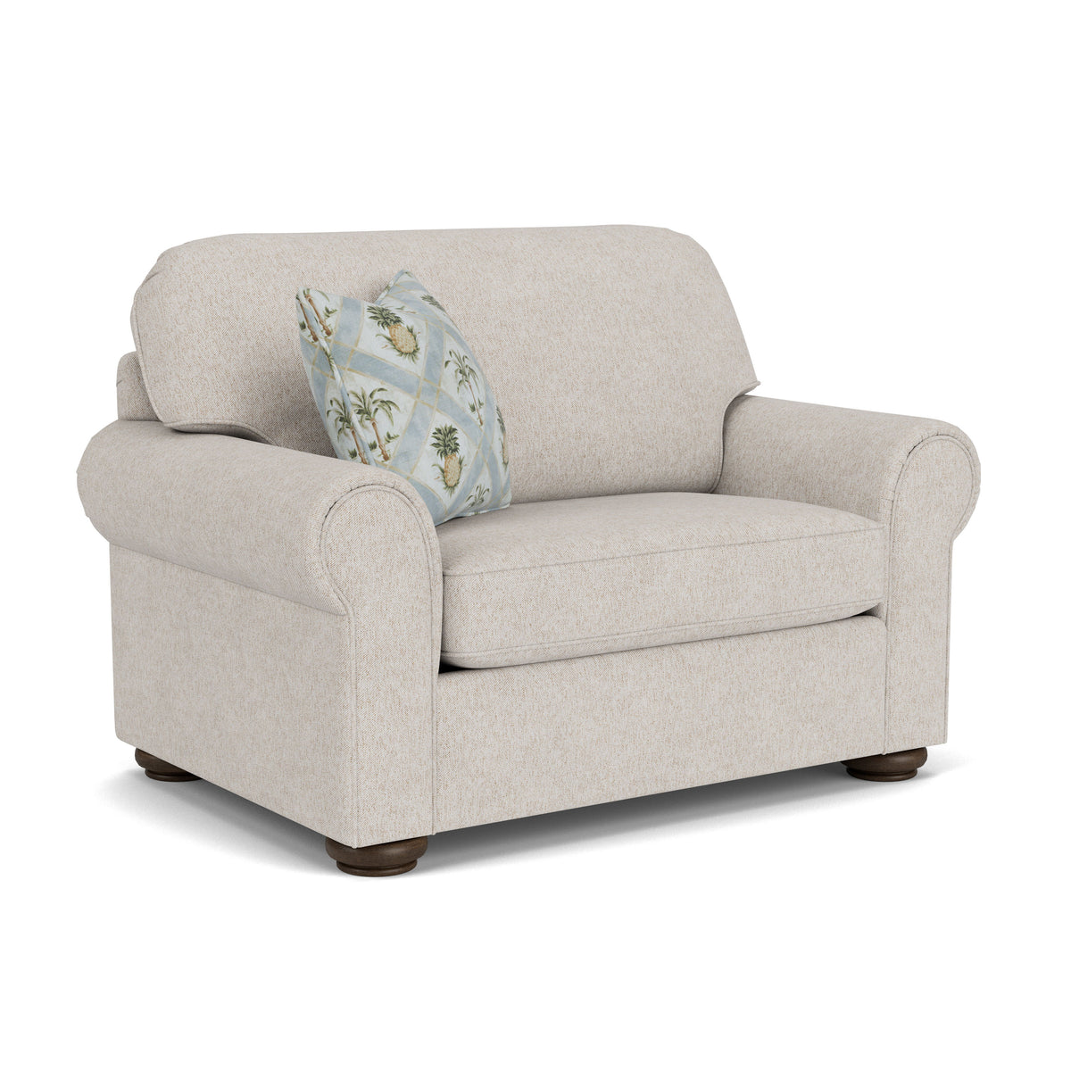 Preston Fabric Chair And a Half | Flexsteel