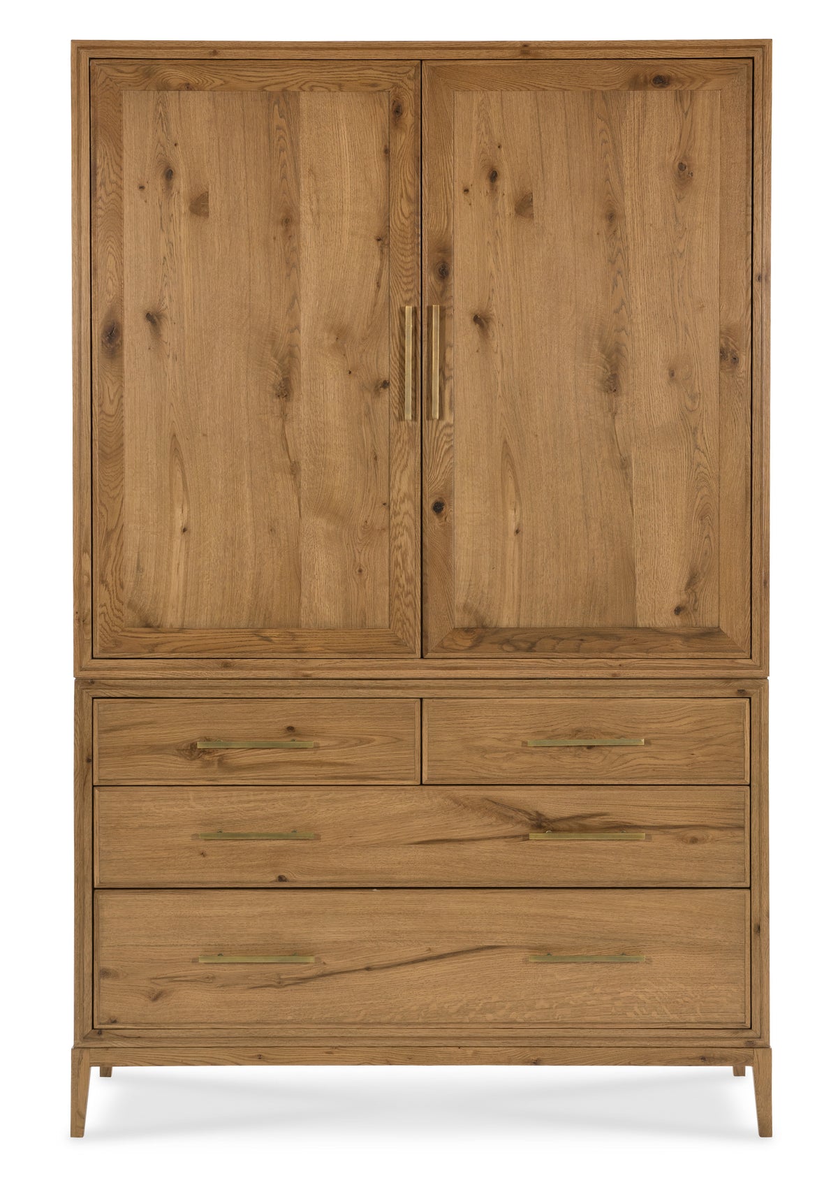 Cashiers Wardrobe Almond - Light Brown by Hooker Furniture - View 2