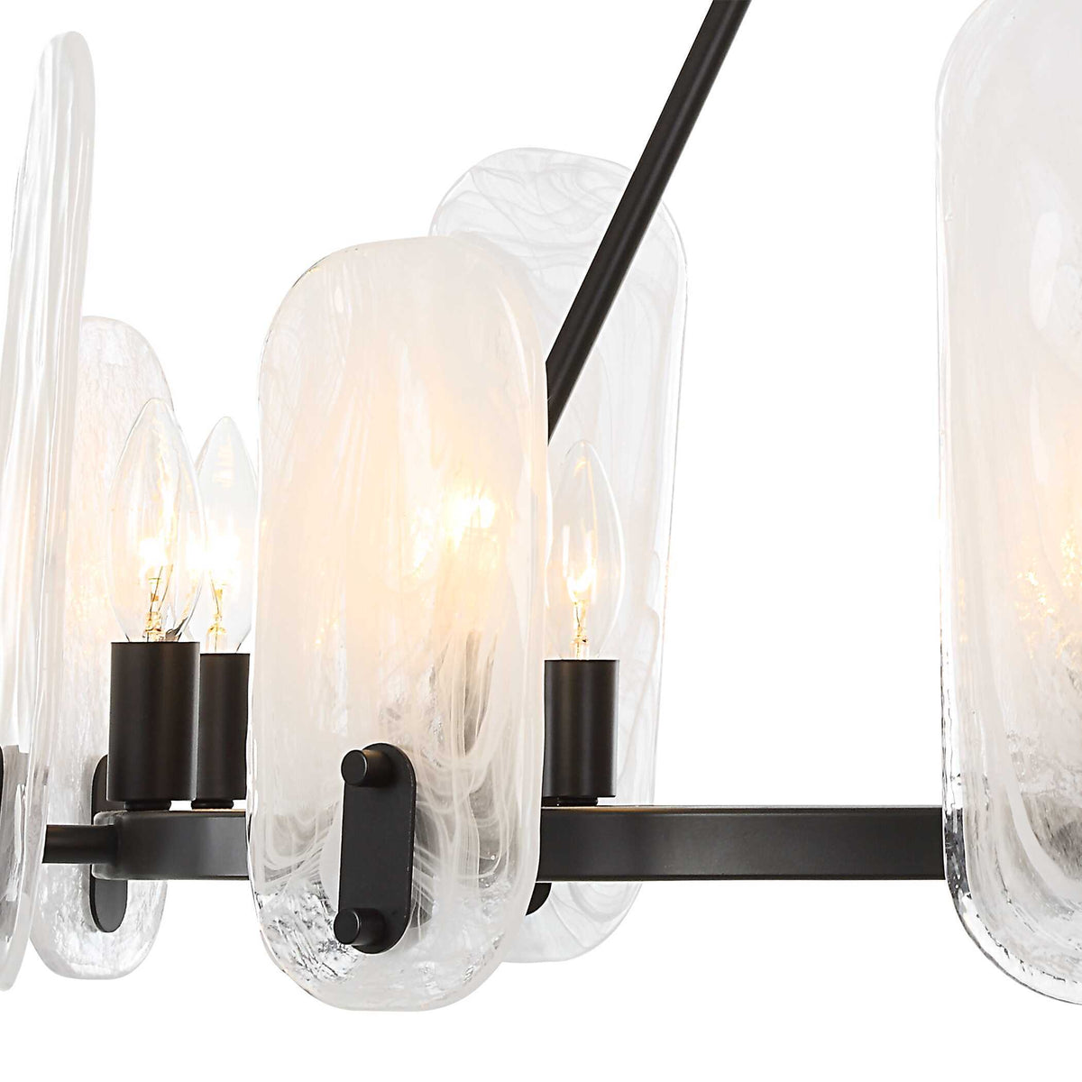 Ellipse 10 Light Chandelier - Bronze by Uttermost - View 9