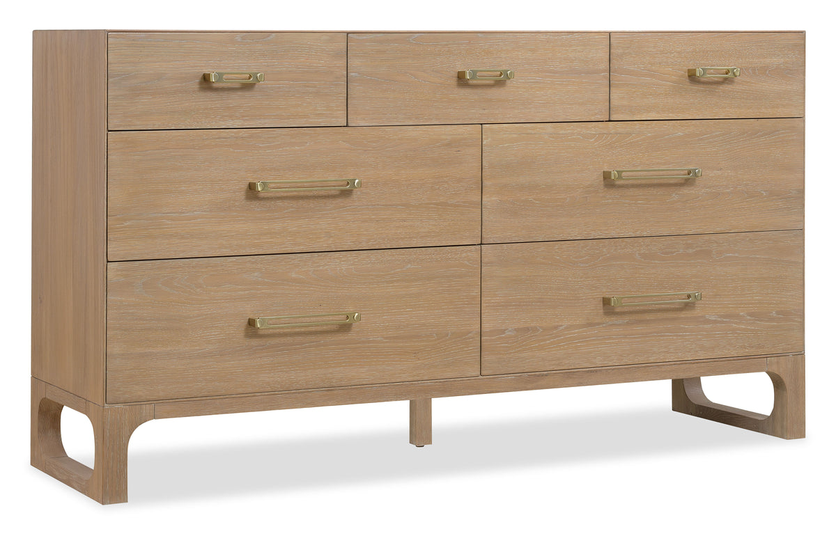 Banyon Bay Seven Drawer Dresser - Light Brown by Hooker Furniture - View 1