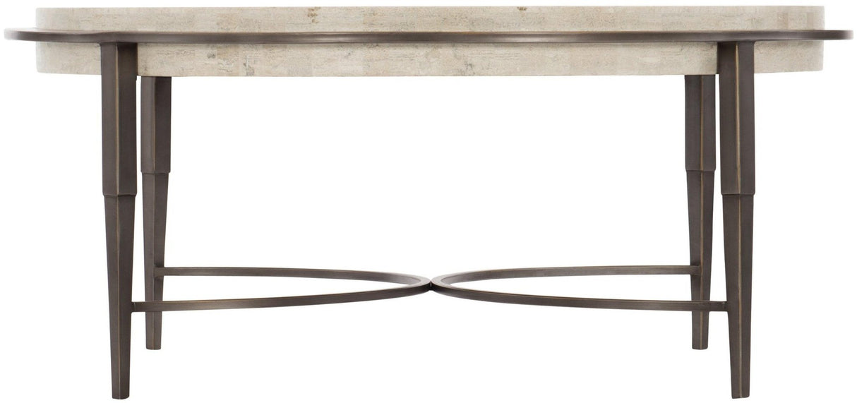 Barclay Metal Round Cocktail Table | Bernhardt | Home Elegance USA