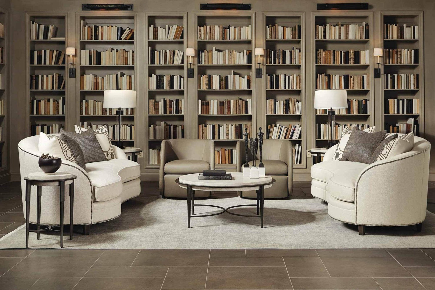 Barclay Metal Round Drink Table | Bernhardt | Home Elegance USA