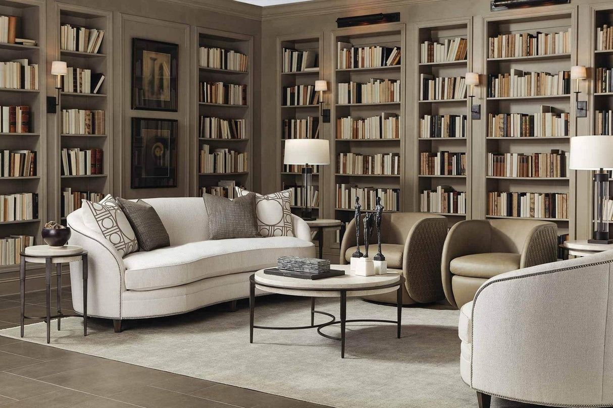 Barclay Metal Round Drink Table | Bernhardt | Home Elegance USA
