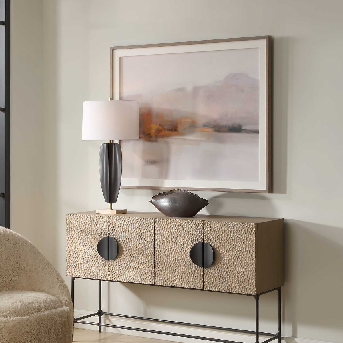 Memory Of The West Landscape Print - Gray by Uttermost - View 3