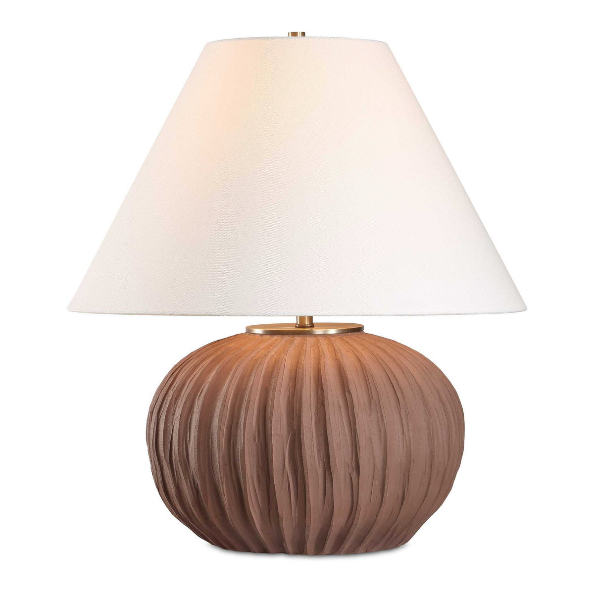 Keoghan Table Lamp Terracotta - Dark Brown by Uttermost - View 1