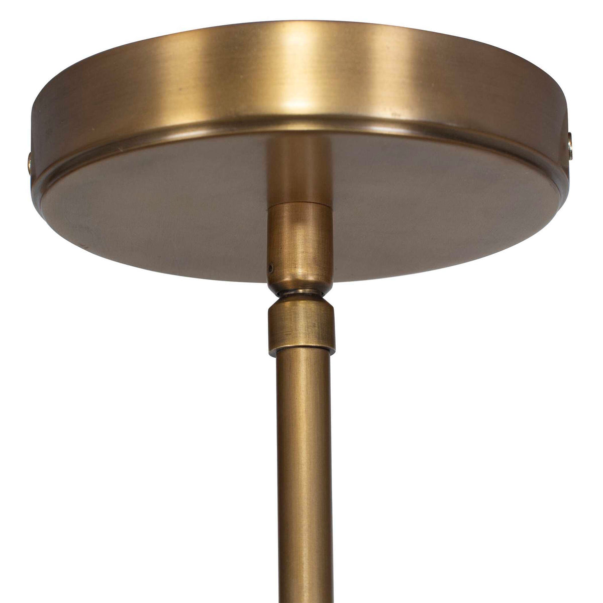 Gaia 1 Light Watered Glass Pendant Brass - Gold by Uttermost - View 9