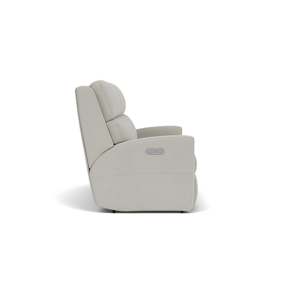 Catalina Transitional Leather Power Reclining Sofa | Flexsteel