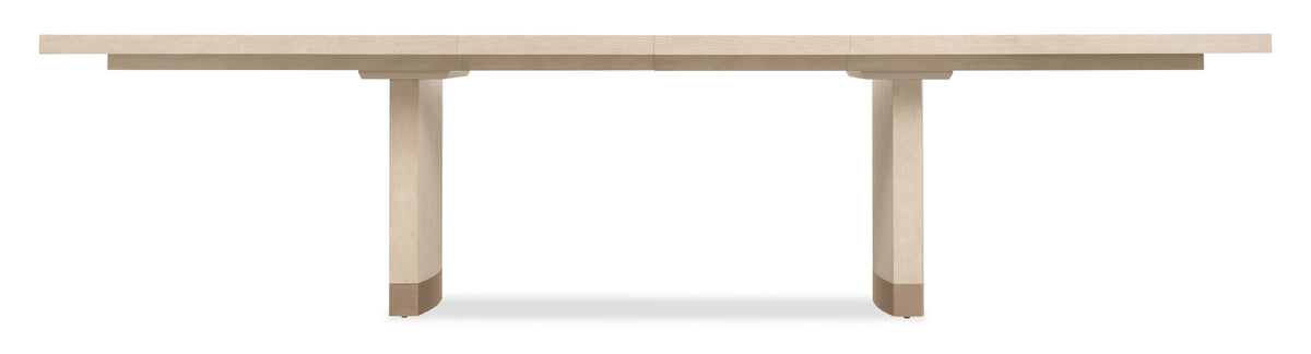 Westwood Rectangular Dining Table With Two 20" Leaves - Beige by Hooker Furniture - View 8