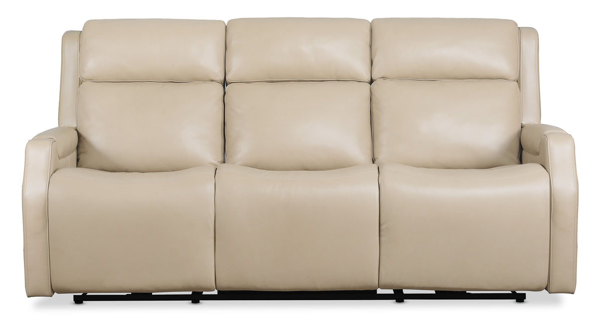 Nelson Zero Gravity Power Sofa With Power Headrests And Lumbar - Beige by Hooker Furniture - View 8