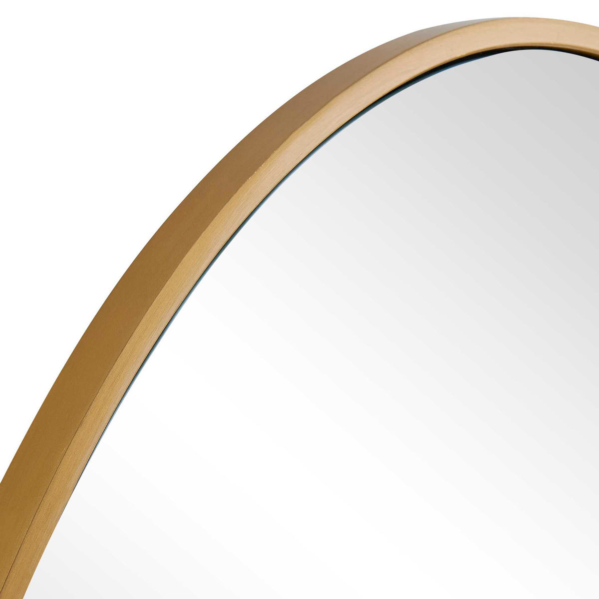 Distort Mirror Antique Brass - Gold by Uttermost - View 5