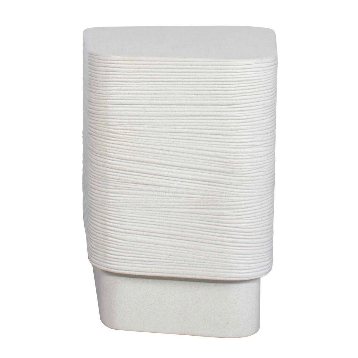 Saltwater Concrete Side Table - White by Uttermost - View 6