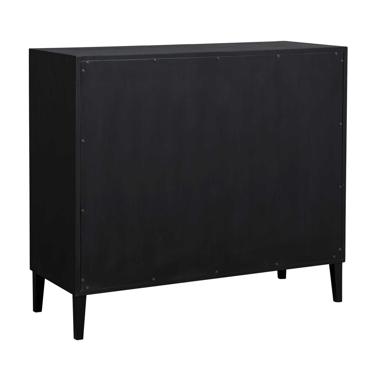 Andrei Teak Root 2 Door Cabinet Black / Woodtone - Black / Light Brown by Uttermost - View 6